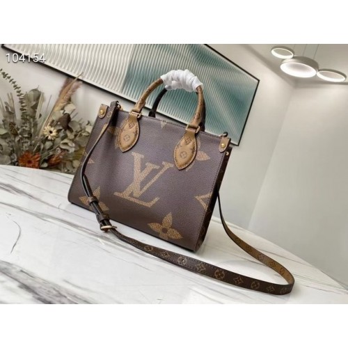 Louis Vuitton Onthego medium draagtas M45039 BROWM