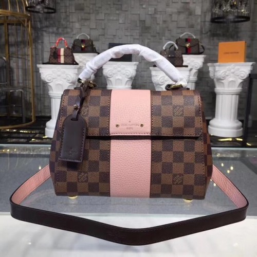 Louis Vuitton Original Damier Ebene Canvas BOND STREET BB N41071 roze