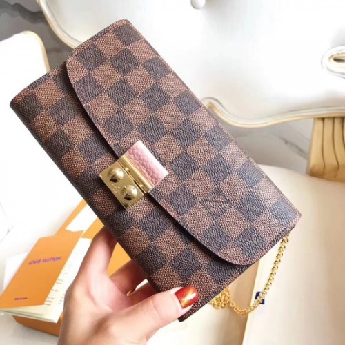 Louis Vuitton Originele Damier Ebene Canvas CROISETTE N61276