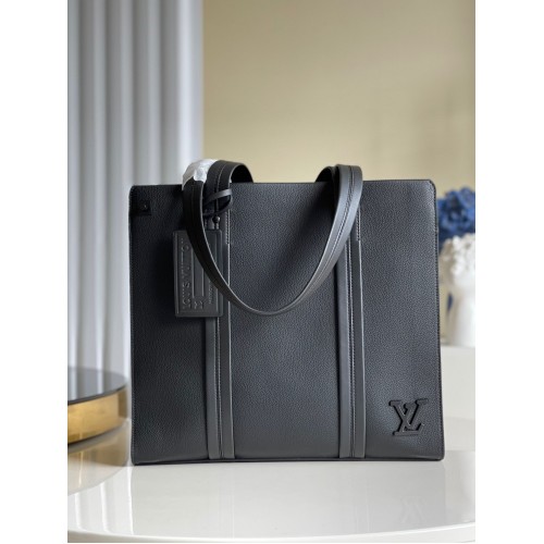 Louis Vuitton originele lederen Aerogram draagtas M57308 zwart