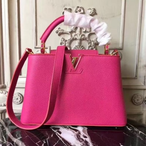 Louis Vuitton originele lederen CAPUCINES BB M54419 Rose