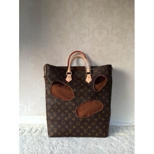 Louis Vuitton originele lederen monogram canvas tas met gaten REI KAWAKUBO M40279
