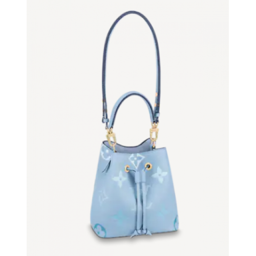 Louis Vuitton origineel leer NEONOE BB M45709 zomerblauw