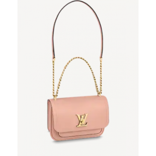 Louis Vuitton Original Lockme ketting kleine handtas M57067 roze