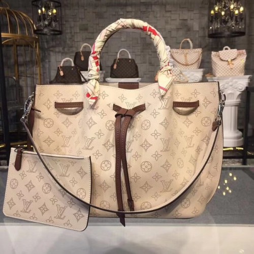 Louis Vuitton Origineel Mahina Leer GIROLATA M54401 gebroken wit