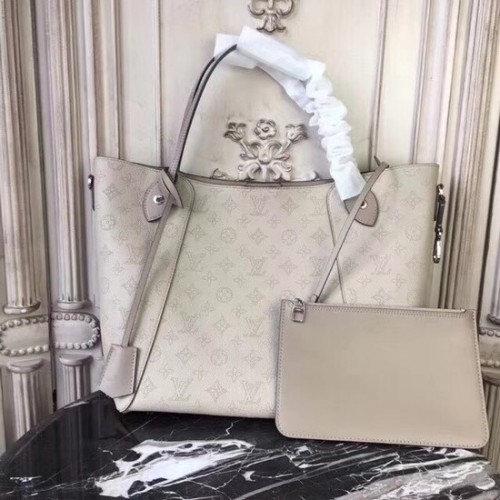 Louis Vuitton Original Mahina lederen HINA tas M53140 crème