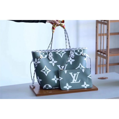 Louis Vuitton Original Monogram Canvas NEVERFULL M41177 groen