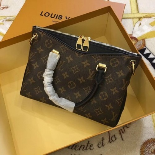 Louis Vuitton Origineel Monogram Canvas Pallas M42961 Zwart
