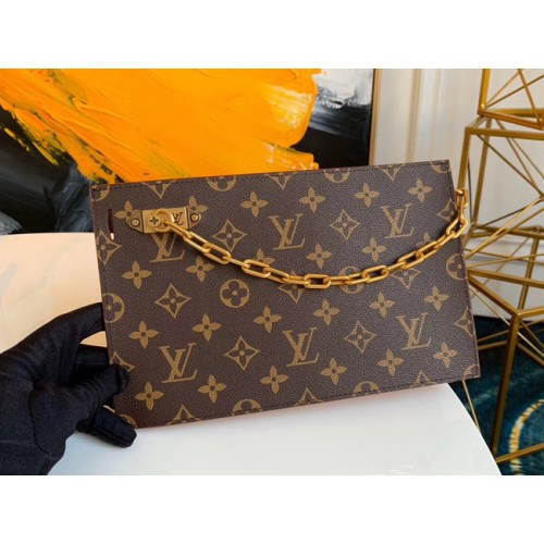 Louis Vuitton Original Monogram Canvas Rits Clutch tas M44388
