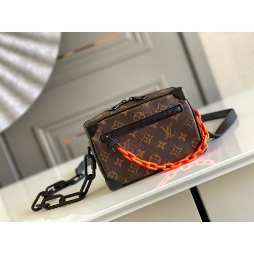 Louis Vuitton Original Monogram Canvas Rits Clutch tas M68906 zwart & bruin