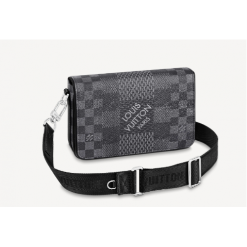 Louis Vuitton Origineel STUDIO MESSENGER N50013 zwart