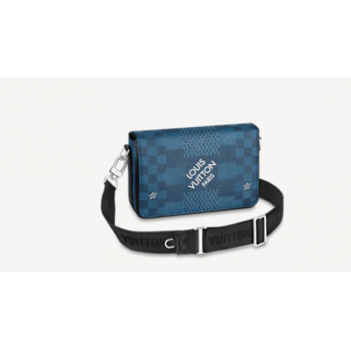 Louis Vuitton Originele STUDIO MESSENGER N50026 blauw