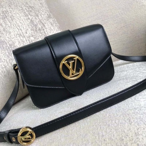 Louis Vuitton Origineel Glad Leer M53950 Zwart