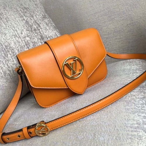 Louis Vuitton Origineel Glad Leer M53950 Oranje