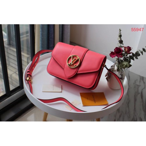 Louis Vuitton origineel glad leer M53950 roos