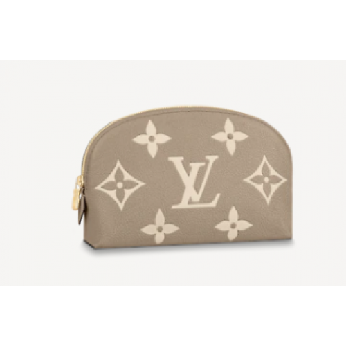 Louis Vuitton POCHETTE COSMETIQUE PM M59086 Dove Grey&Cream