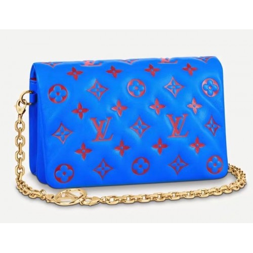 Louis Vuitton POCHETTE KUSSEN M80742 blauw
