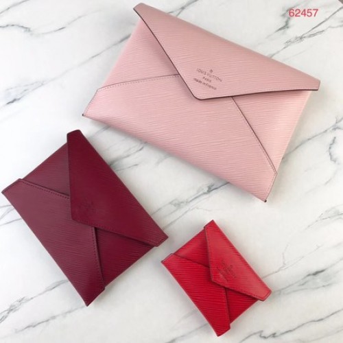 Louis Vuitton POCHETTE KIRIGAMI M64186 Roze Rode Roos