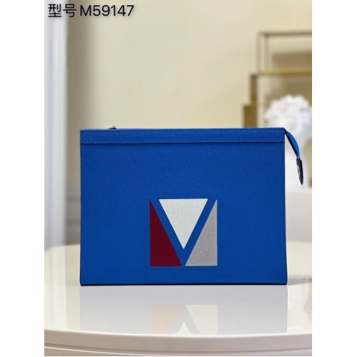 Louis Vuitton POCHETTE VOYAGE M59147 blauw