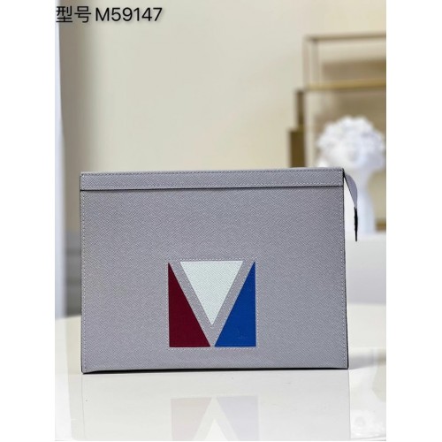 Louis Vuitton POCHETTE VOYAGE M59147 grijs
