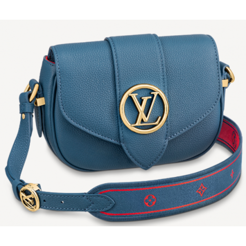 Louis Vuitton PONT 9 ZACHT PM M58728 blauw