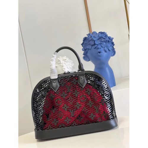 Louis Vuitton Patent kalfsleer Alma PM M20355 Zwart