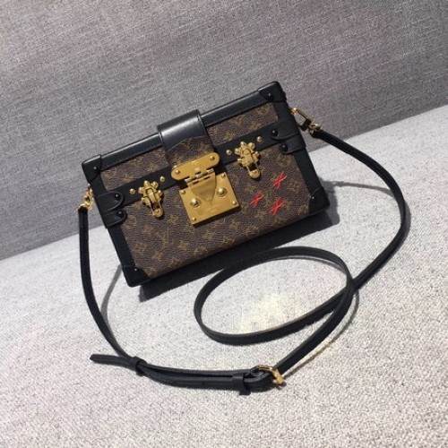 Louis Vuitton Petite Malle monogram canvas tas M44154