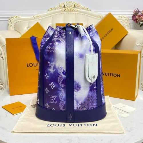 Louis Vuitton RANDONEE MESSENGER M45968 blauw