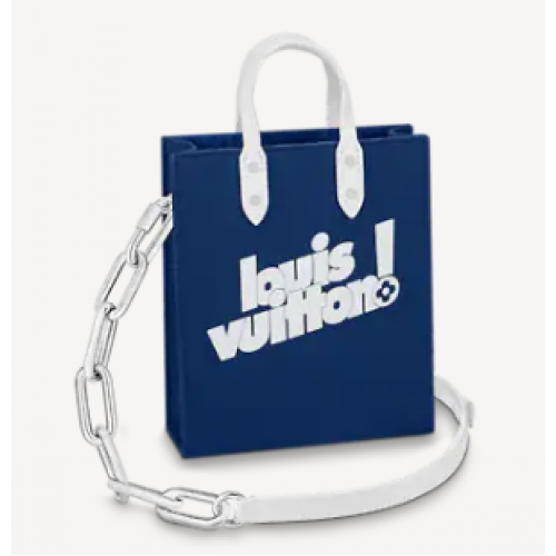 Louis Vuitton SAC PLAT XS M80841 blauw