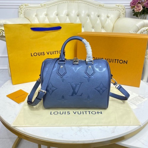 Louis Vuitton SPEEDY BANDOULIERE 25 M58947 blauw