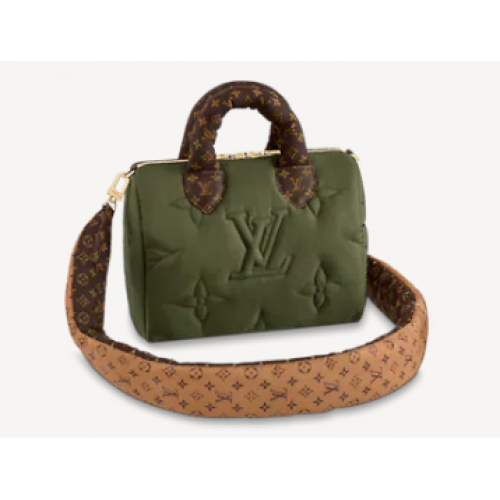 Louis Vuitton SNELLE BANDOULIERE 25 M59009 Kaki Groen