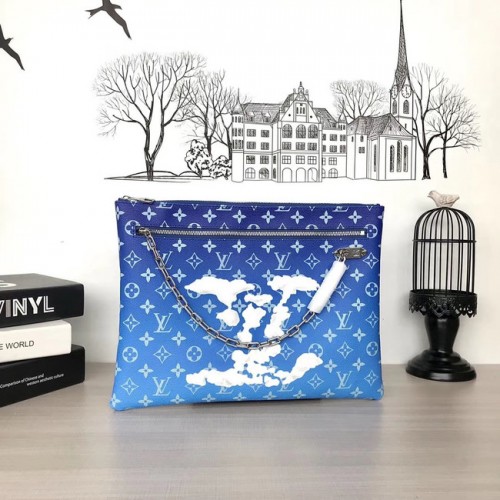 Louis Vuitton TOILETZAK XL M45480 blauw