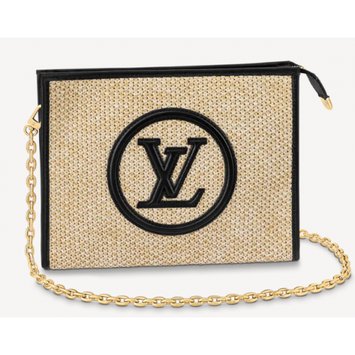 Louis Vuitton TOILETTASJE AAN KETTING M81366 zwart