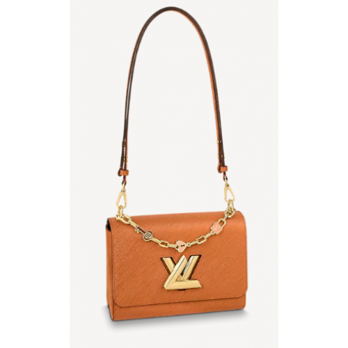 Louis Vuitton TWIST MM M20846 Goud Cipango Beige