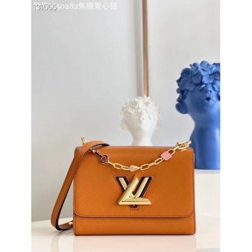 Louis Vuitton TWIST PM M20840 Goud Cipango Beige