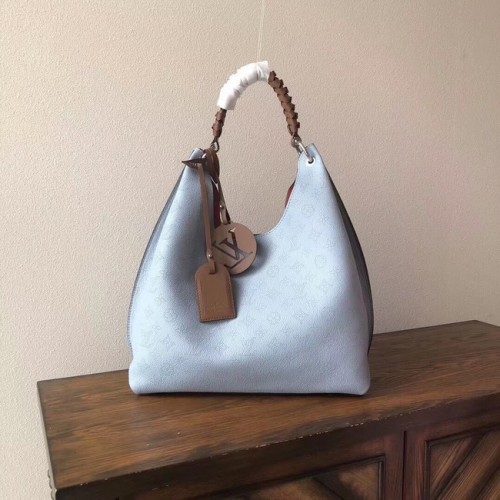 Louis Vuitton originele CARMEL M53188 BLEU HORIZON POMPOEN