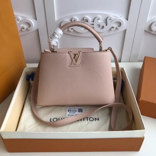 Louis Vuitton originele Elegante Capucines BB Zakken M94517 Naakt