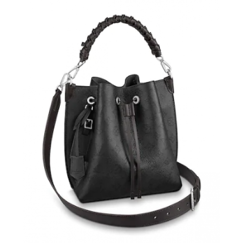 Louis Vuitton origineel Mahina Leer MURIA M55800 Zwart