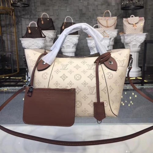 Louis Vuitton originele Mahina lederen draagtas 54351 creme