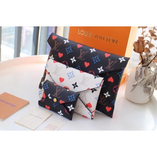 Louis Vuitton originele POCHETTE KIRIGAMI M67600 zwart/wit