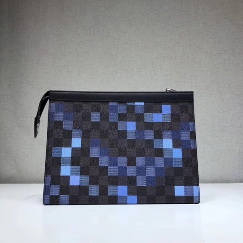 Louis Vuitton origineel POCHETTE VOYAGE MM N41696 blauw
