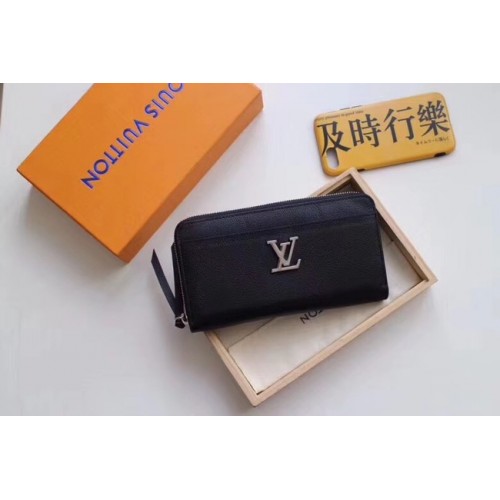 Louis Vuitton originele ZIPPY LOCKME M62622 ZWART