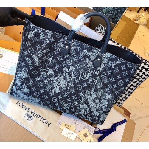 Louis Vuitton Monogram Pastel Nior Grand Sac Spijkertas M57284 Zwart