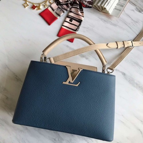Louis vuitton CAPUCINES M52987 Blauw Marine