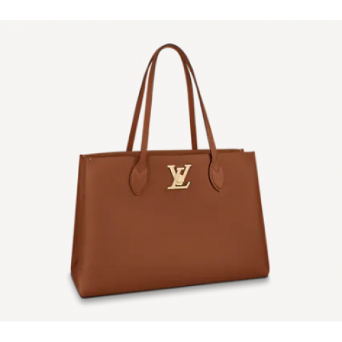 Louis vuitton LOCKME SHOPPER M58927 Chataigne Bruin