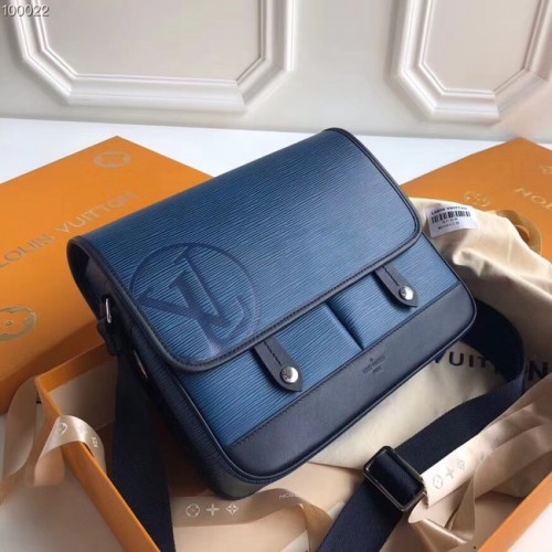 Louis vuitton MESSENGER PM M53492 blauw