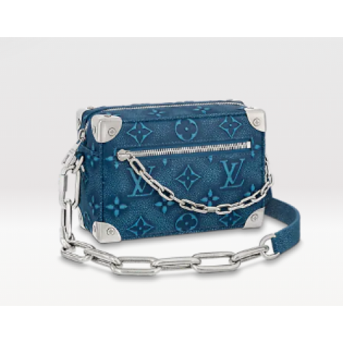 Louis vuitton MINI ZACHTE TRUNK M21368 Denim Blauw