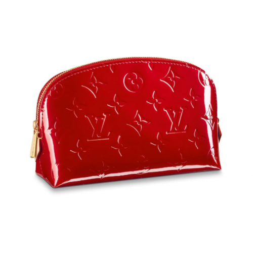Louis vuitton Monogram Vernis lederen COSMETIC POUCH M90172 rood