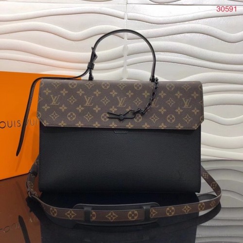 Louis vuitton ROBUSTO BRIEFCASE M30591 zwart