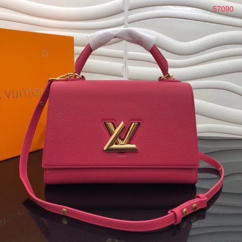 Louis vuitton TWIST EEN HANDVAT MM M57090 Orchidee Roze